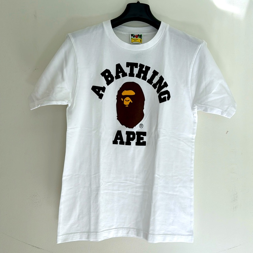 BAPE College T, White